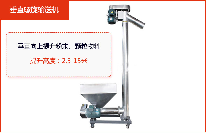 適合垂直或大傾角輸送粉狀、顆粒物料